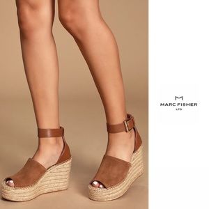 Marc Fisher Adalyn Espadrille Wedges Sz 6.5